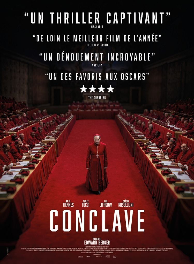 Infos horaires pour Conclave CGR Cinémas