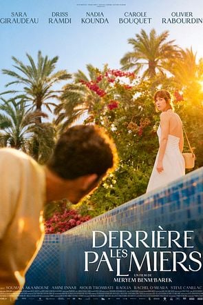 DERRIÈRE LES PALMIERS (affiche disponible en PETIT FORMAT uniquement)