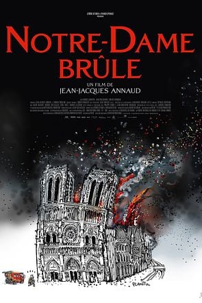 NOTRE-DAME BRÛLE (affiche disponible en PETIT FORMAT uniquement)
