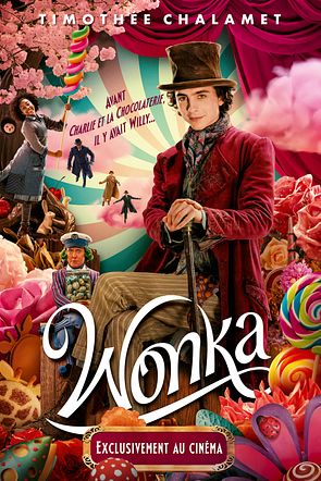 WONKA (affiche disponible en PETITE TAILLE uniquement)