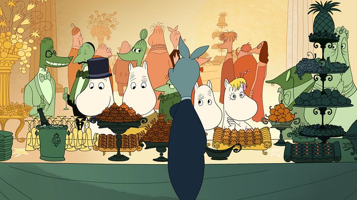 Les Moomins sur la Riviera