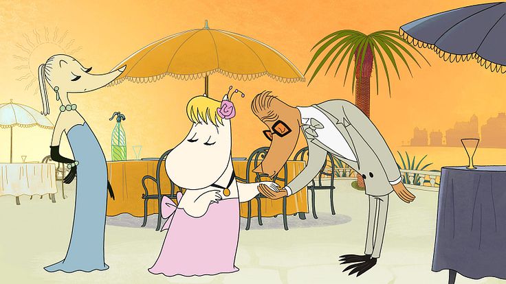 Les Moomins sur la Riviera