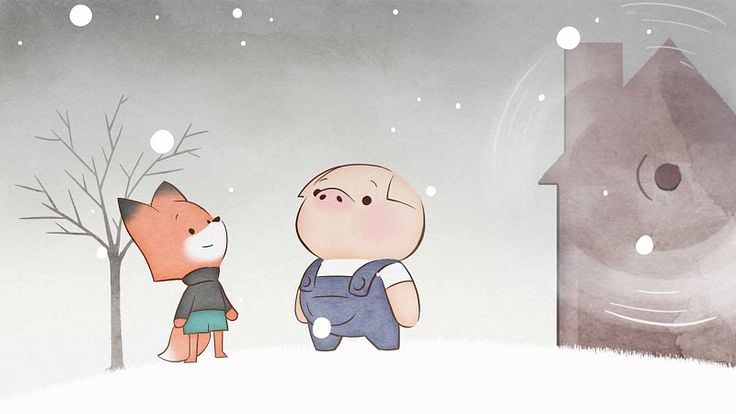 Le Cochon, le renard et le moulin