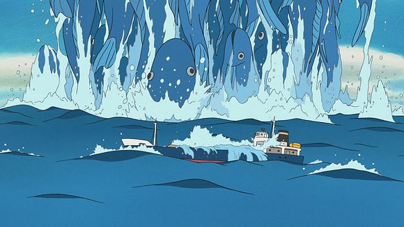 Ponyo sur la falaise