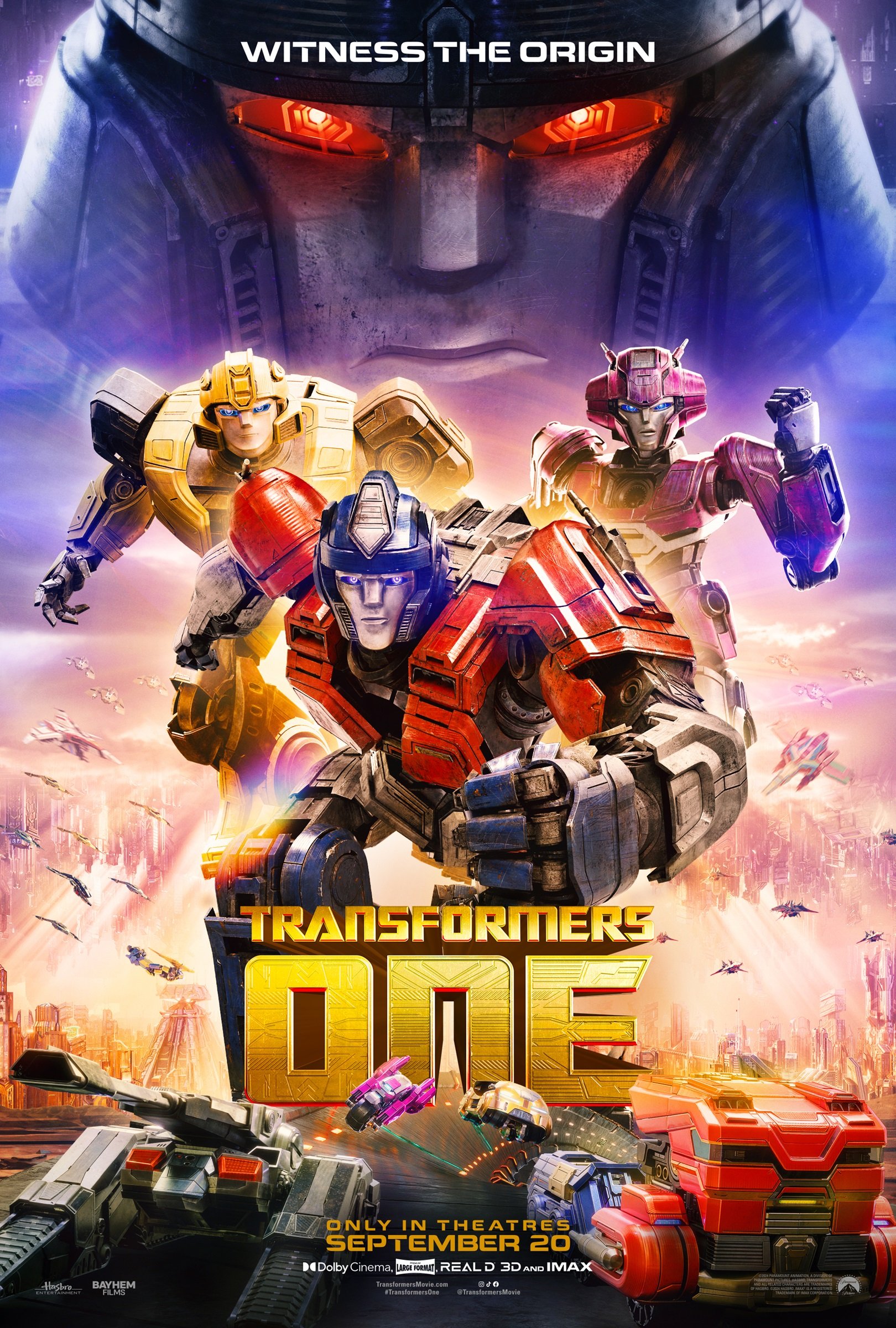 Transformers One Showtimes & Tickets Showcase Cinemas US