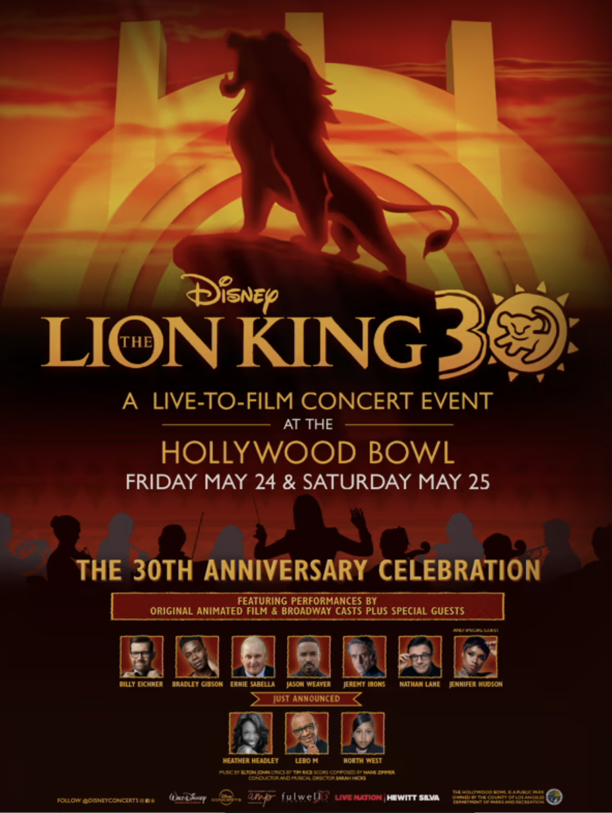 Disney’s The Lion King 30th Anniversary A LivetoFilm Concert Event