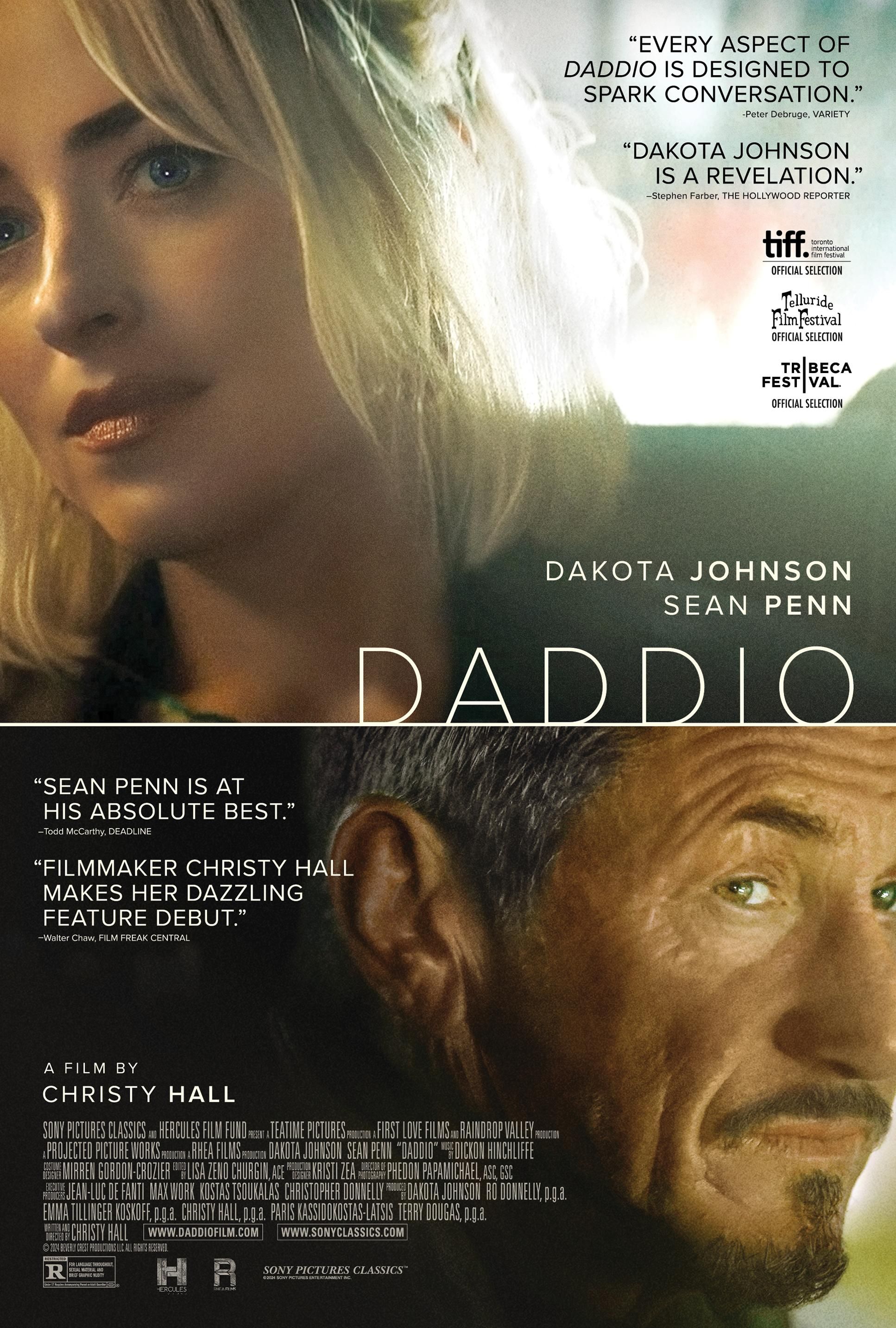 Daddio (showing in our 47-seat Egyptian theatre) *** Derek's Pick of the Week ***