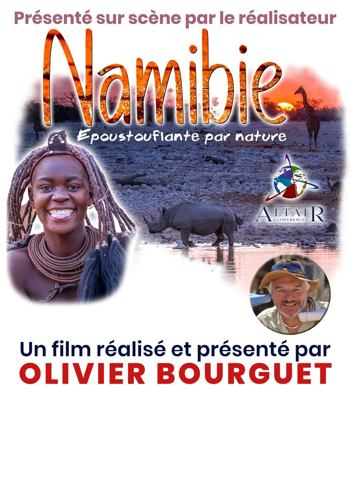Affiche de ALTAÏR conférences - Namibie, époustouflante par nature