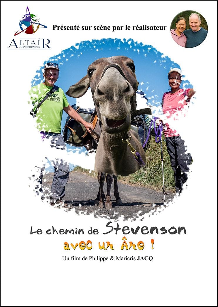 Affiche de ALTAÏR conférences - Le Chemin de Stevenson avec un âne