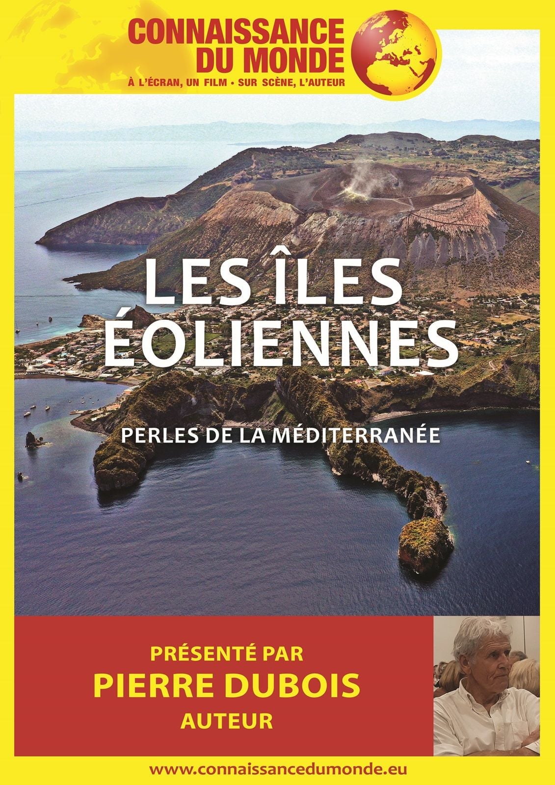 Affiche de Connaissance du monde : Les îles éoliennes, Perles de la Méditerranée