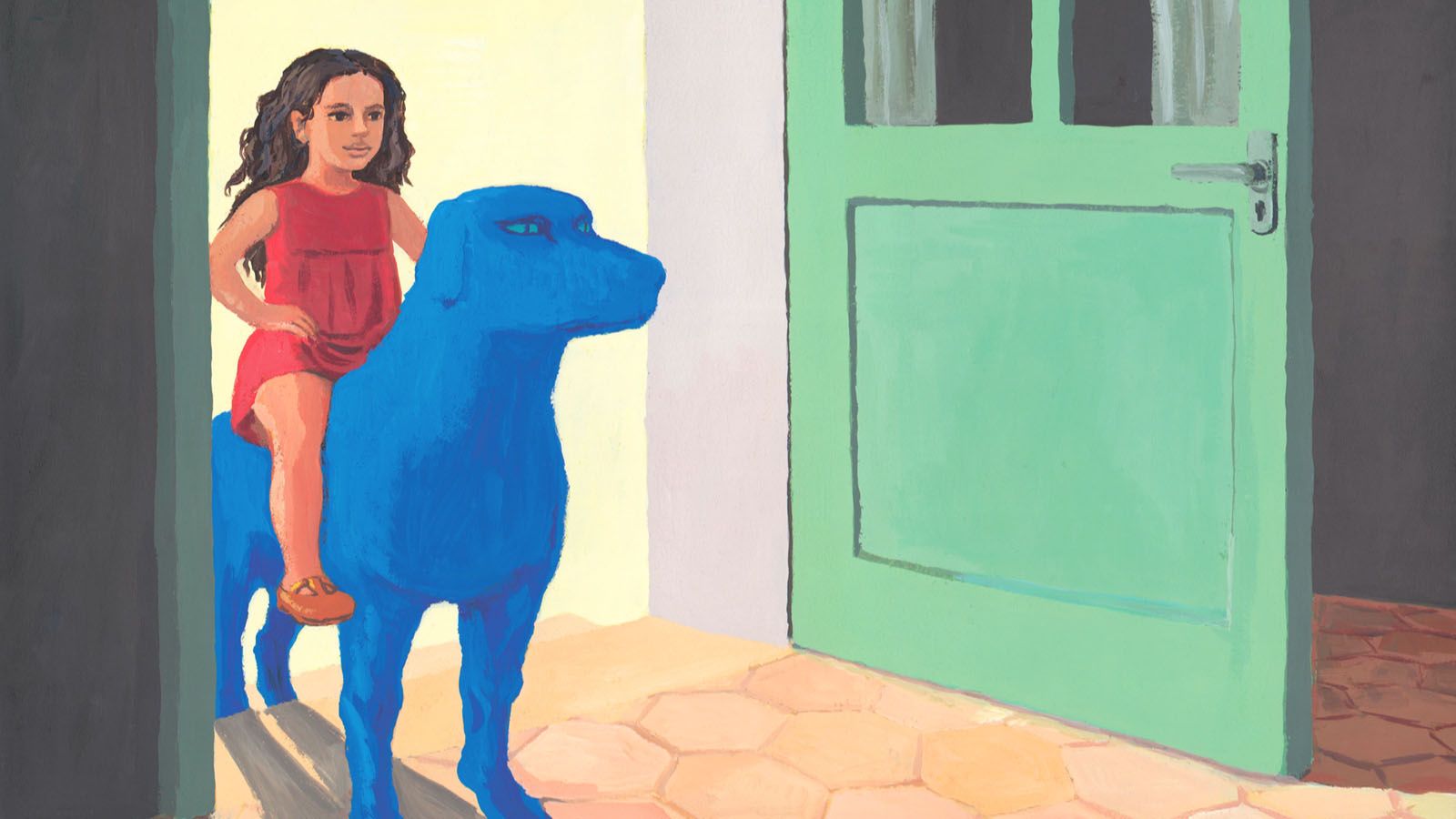 Ciné-atelier et goûter - CHIEN BLEU et autres belles histoires de l'école des loisirs