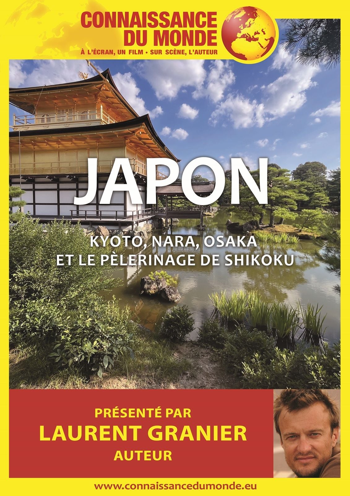 Affiche de Connaissance du monde : Japon - Kyoto, Nara, Osaka et le pèlerinage