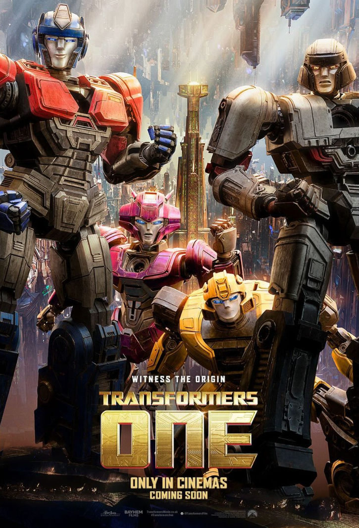 Transformers One Showtimes & Tickets Showcase Cinemas UK