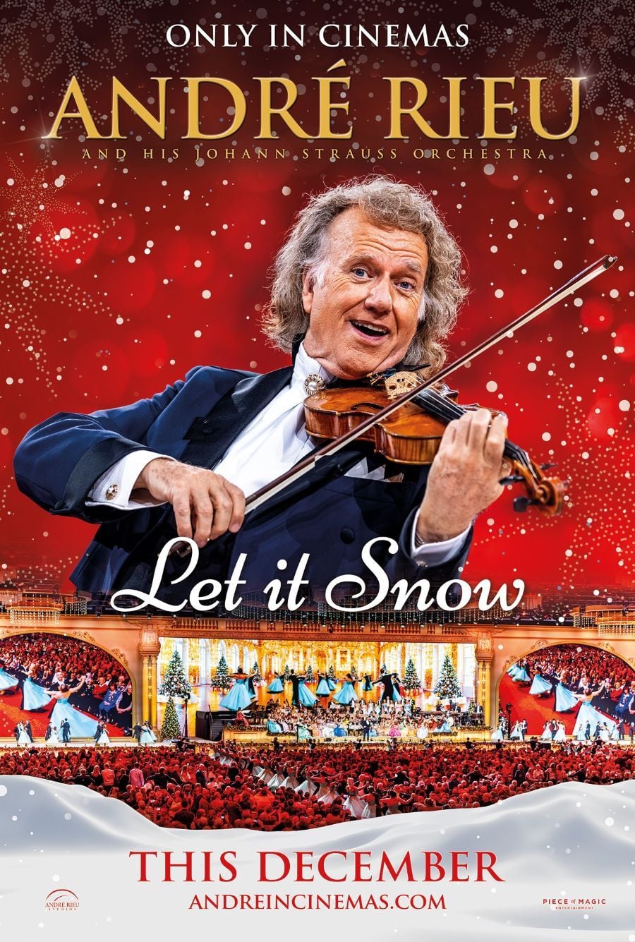 André Rieu's 2026 Christmas Concert: Let it snow! Showtimes