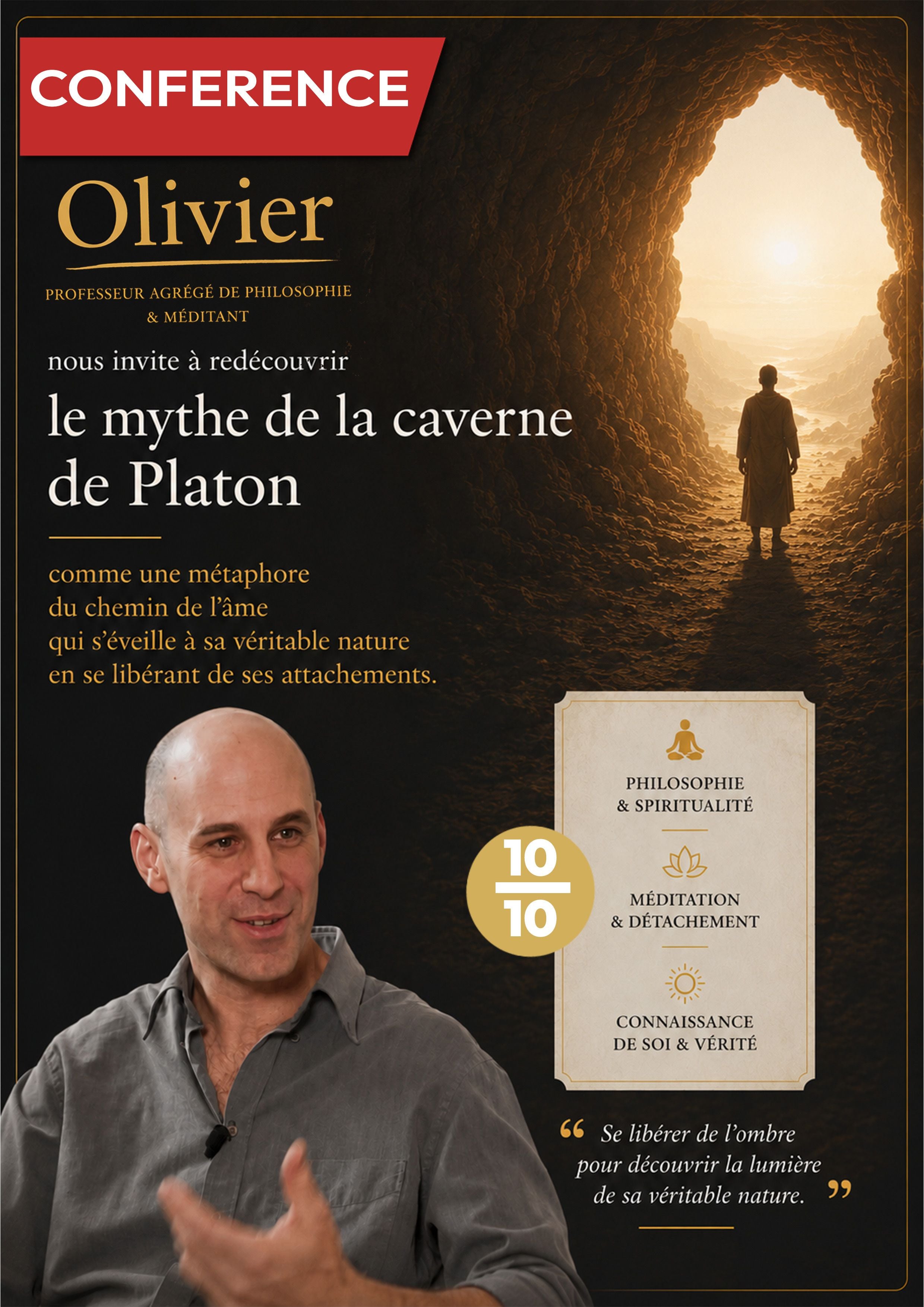 Affiche de LE MYTHE DE LA CAVERNE DE PLATON