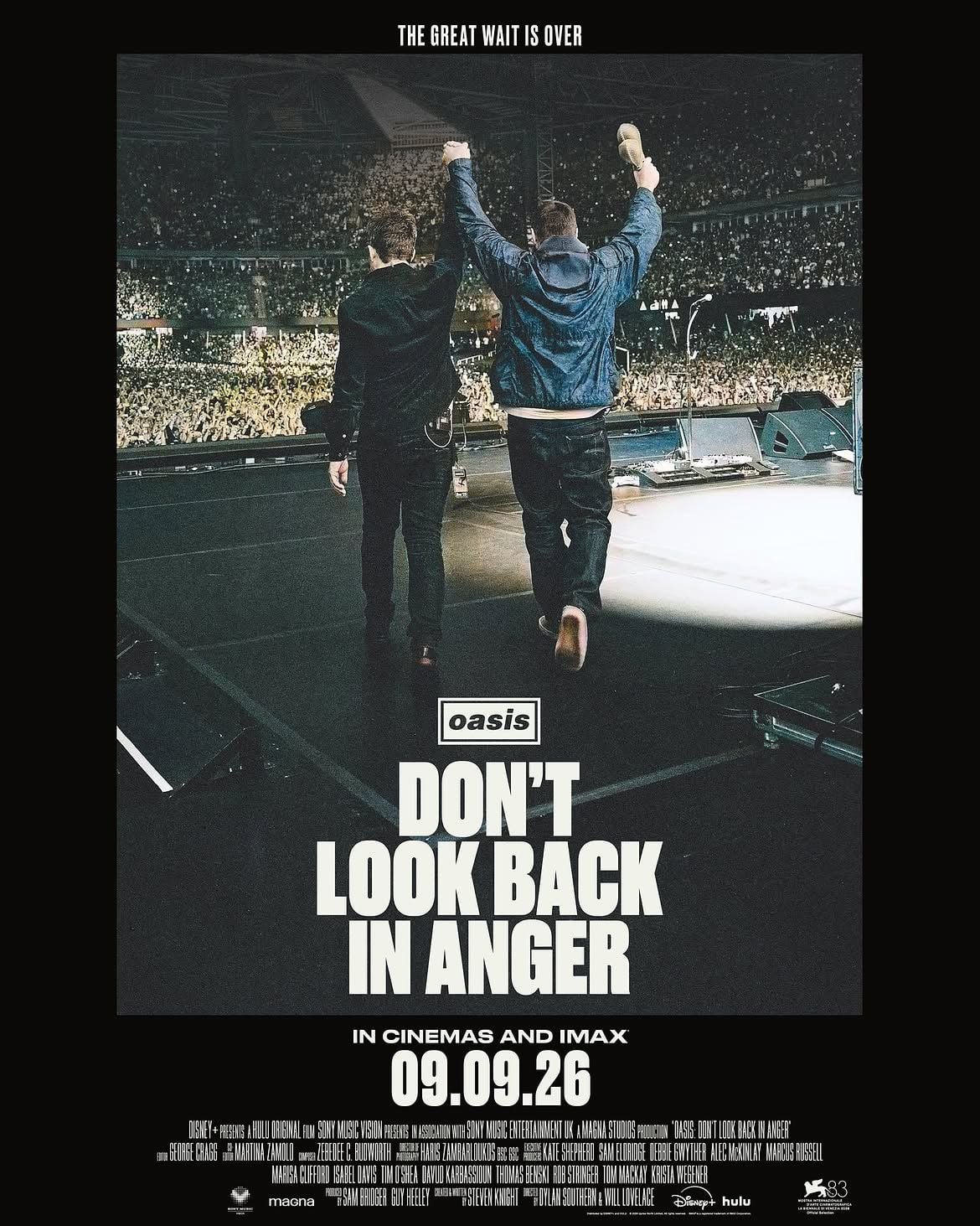 Oasis: Don't Look Back In Anger Showtimes & Tickets — Cineworld