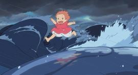 Ponyo sur la falaise