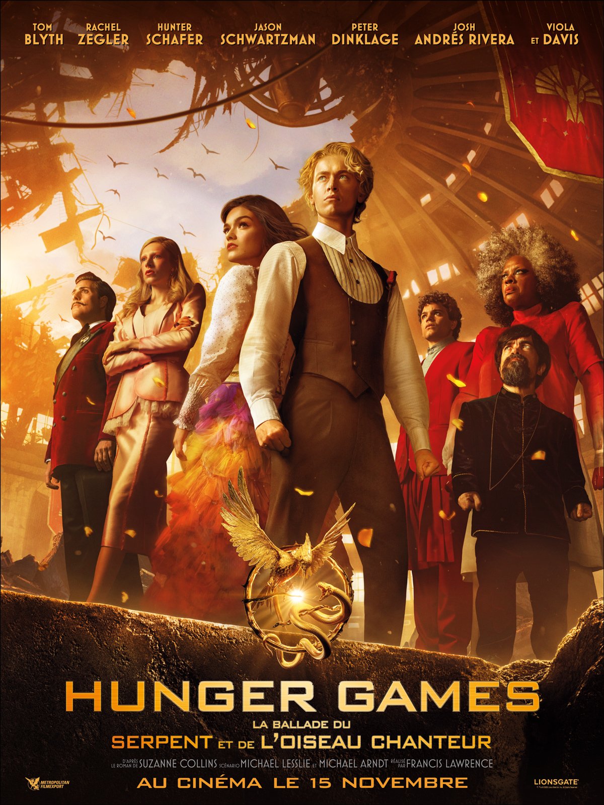 Infos & horaires pour Hunger Games: la Ballade du serpent et de l'oiseau  chanteur - Étoile Cinémas - Béthune