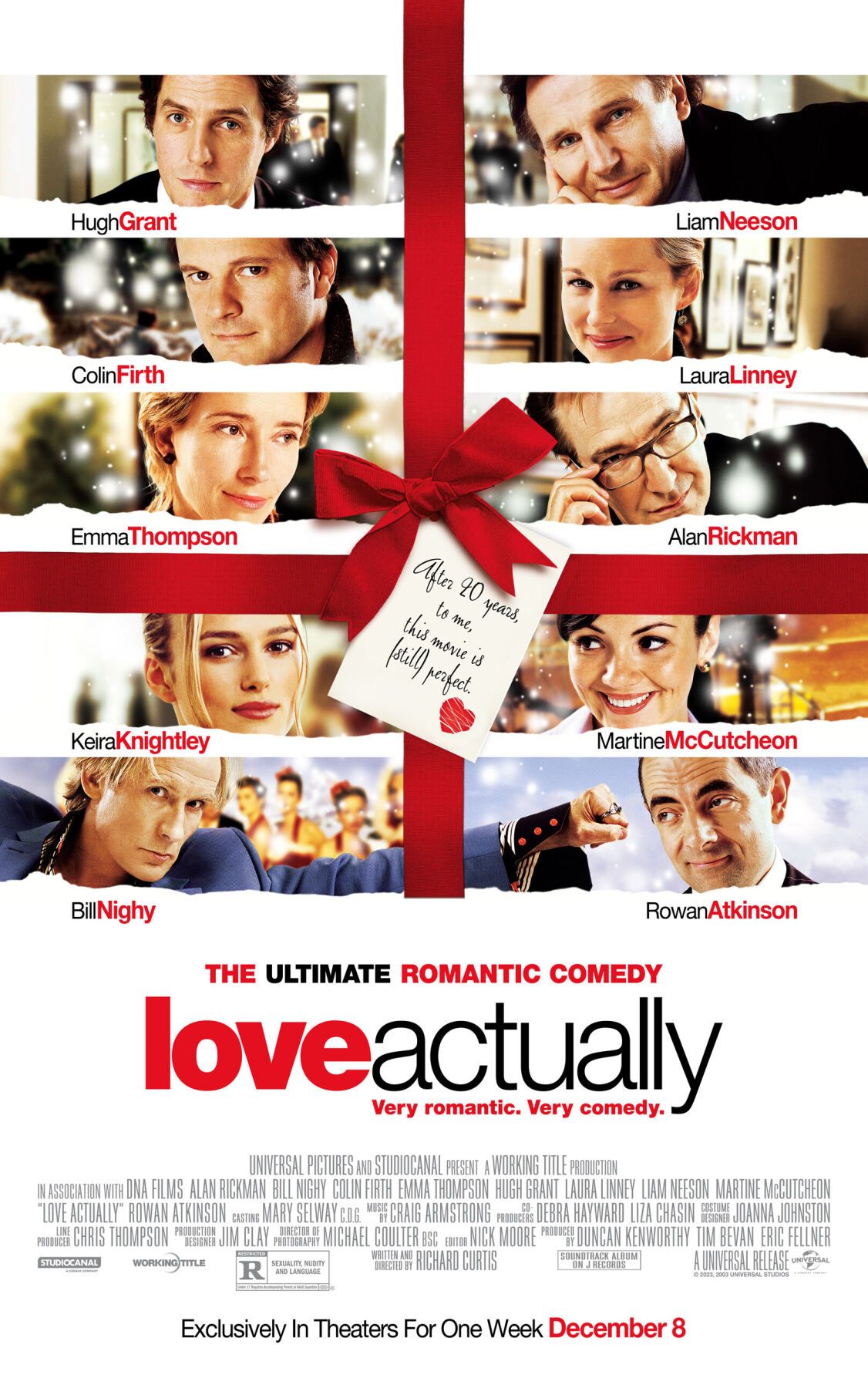Info & showtimes for Love Actually 20th Anniversary D'Place