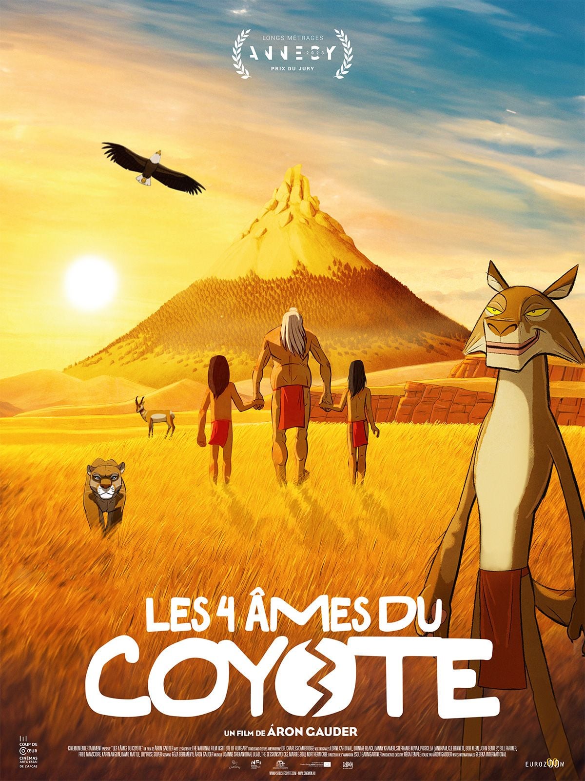 Affiche de Les 4 âmes du coyote