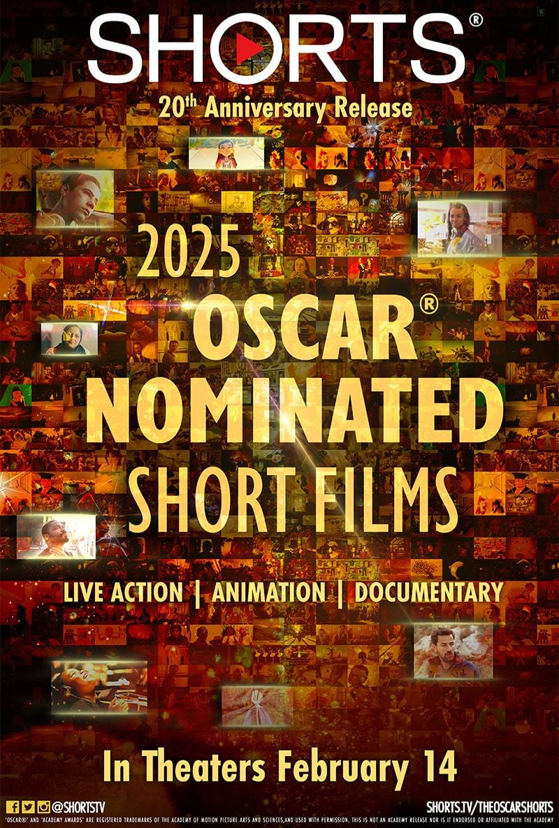 2025 Oscar Short Films open 2/14