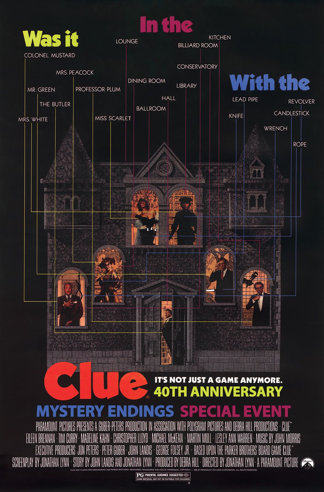 CLUE “Mystery Endings” 40th Anniversary.