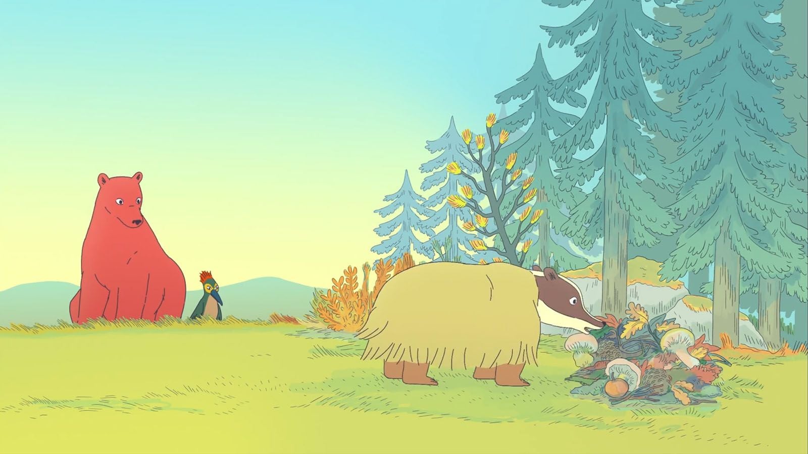 L'Ourse et l'oiseau : atelier de peinture sensorielle