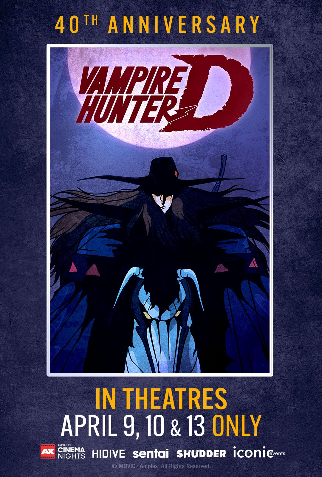 AXCN: Vampire Hunter D 40th Anniversary