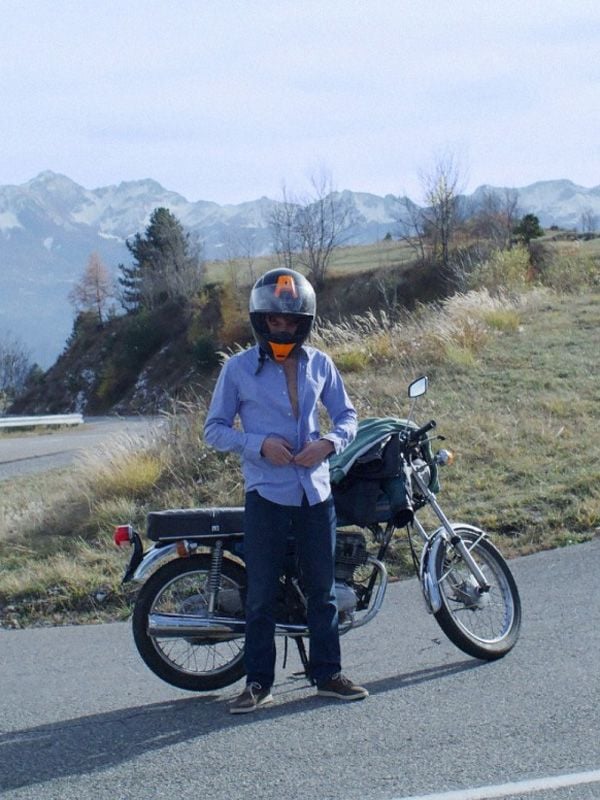 Laurent dans le vent