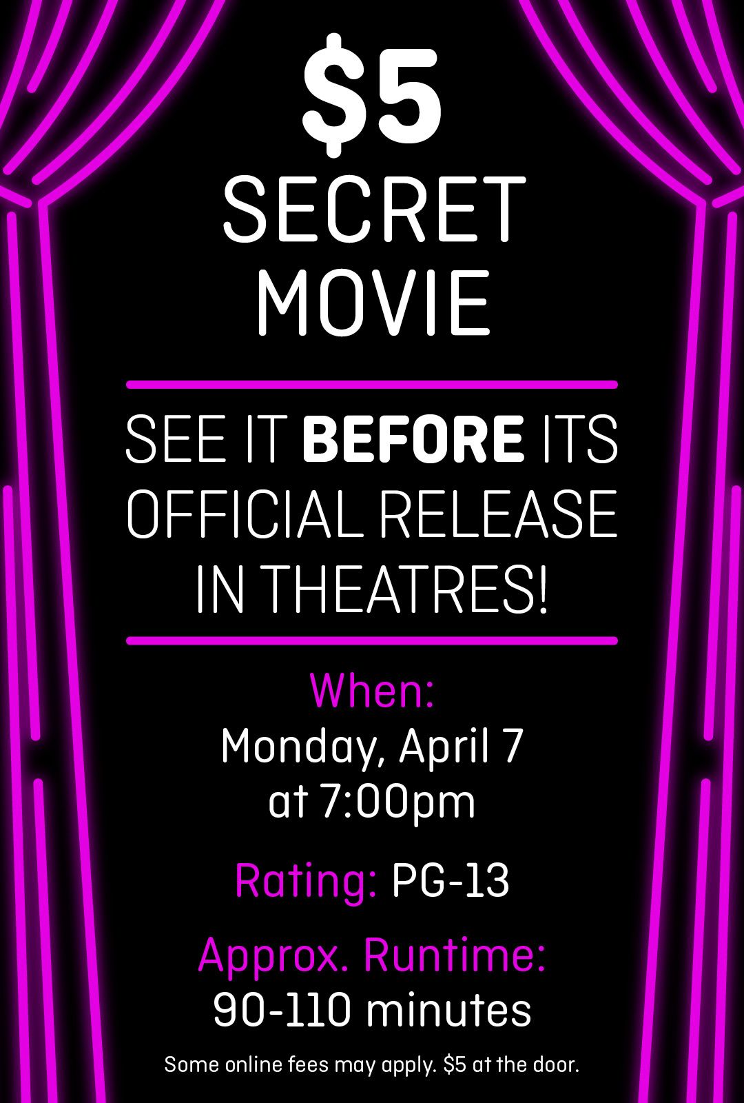 $5 Secret Movie