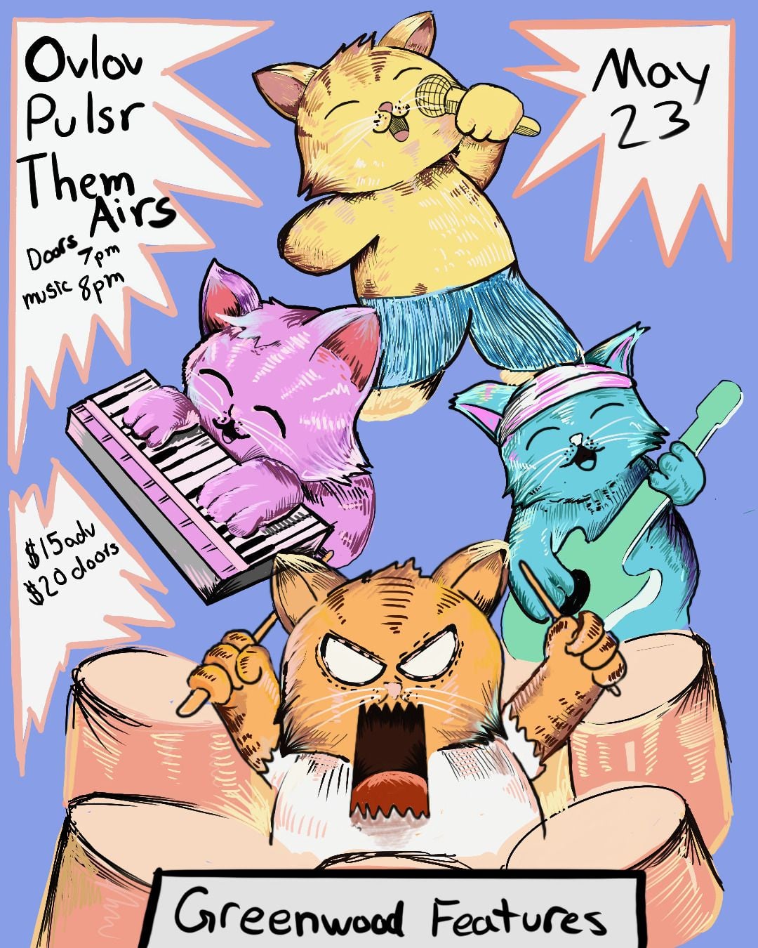 Live Music: Ovlov, Pulsr, and Them Airs