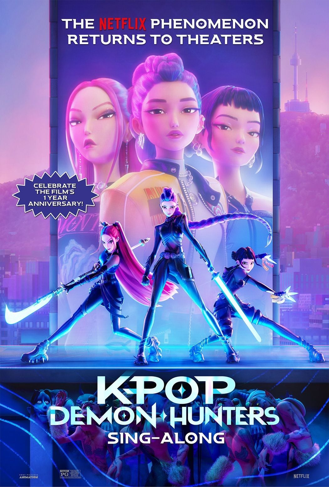KPop Demon Hunters: A Sing-Along Event - Anniversary Special Event Screening - June 15th