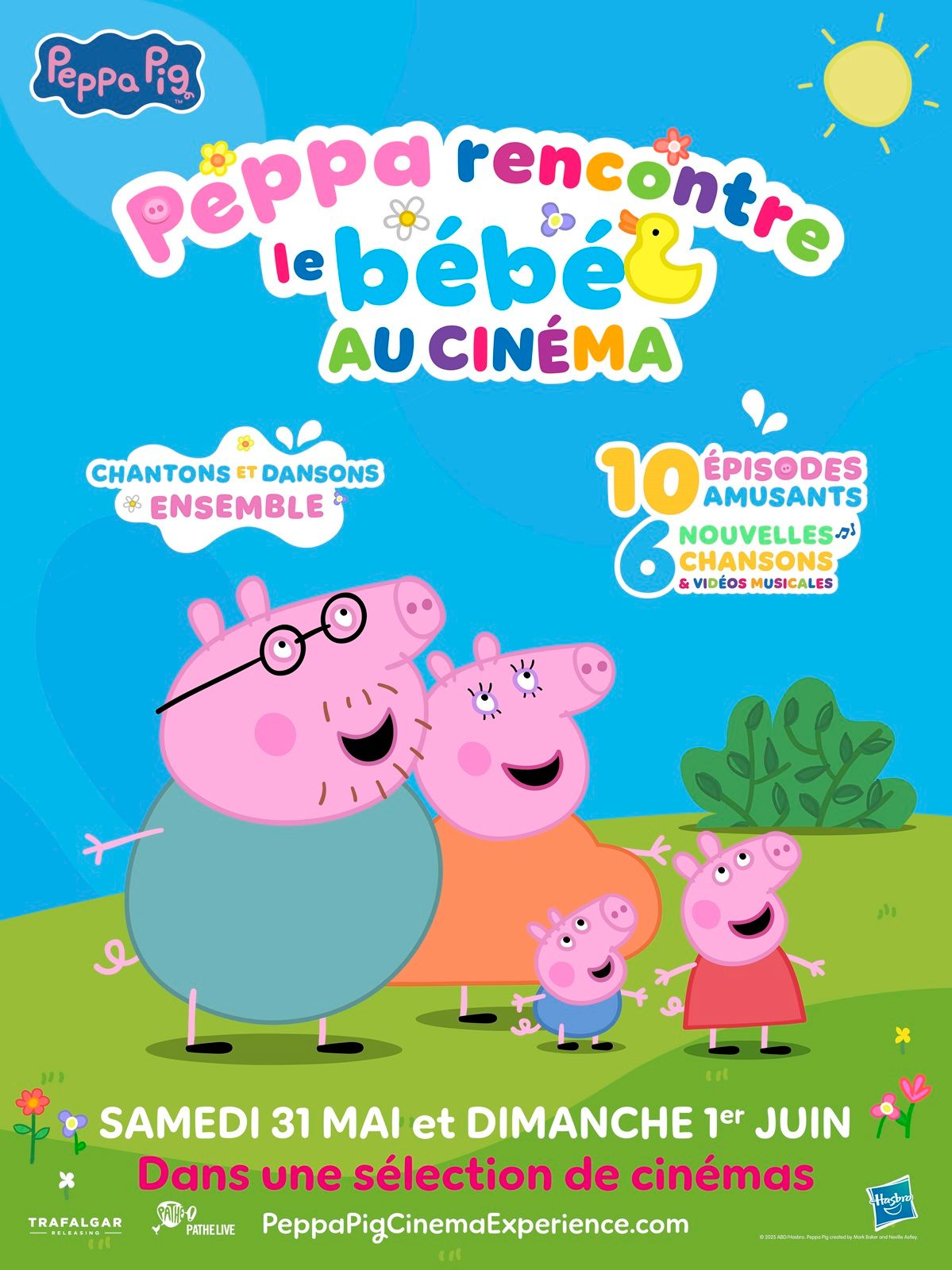 Peppa rencontre le bébé, au cinéma