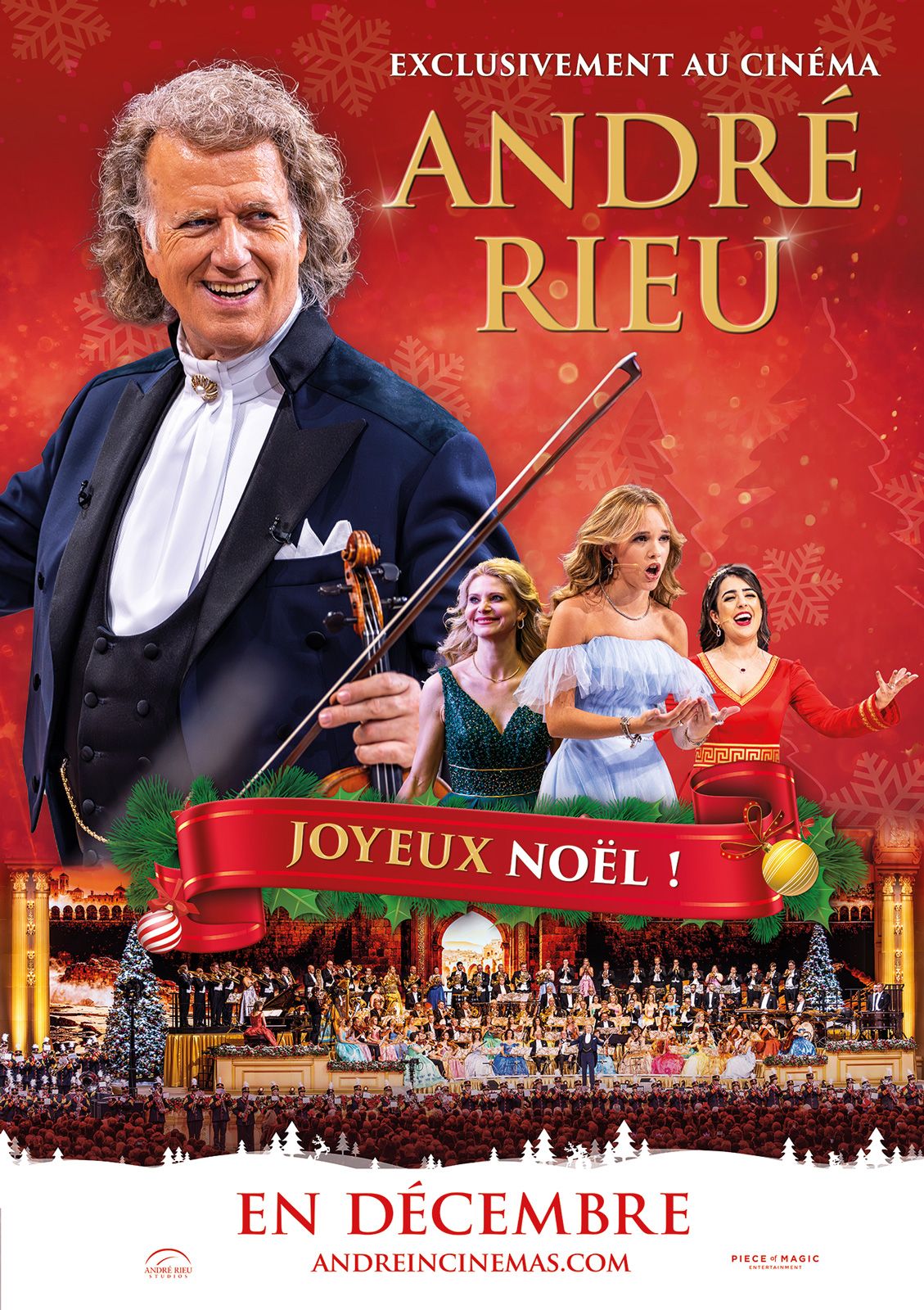 Concert de Noël 2025 d’André Rieu : Joyeux Noël !