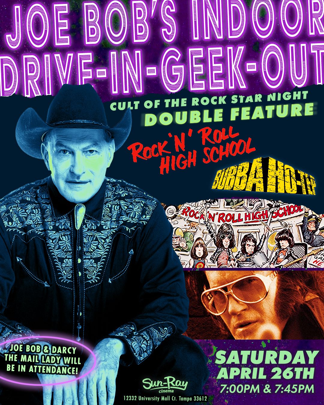 Joe Bob Briggs Indoor Drive-In Geek Out