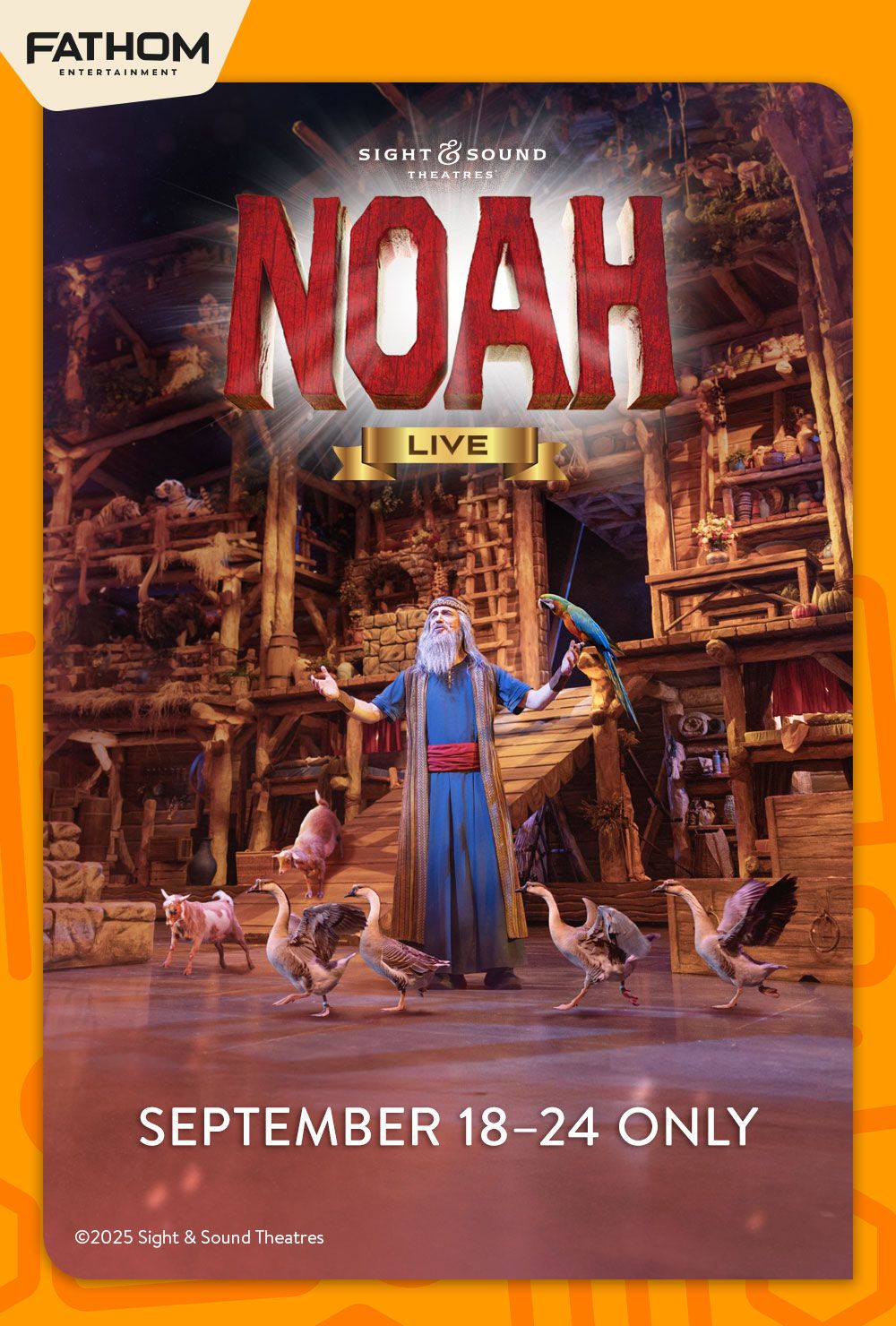 Sight & Sound Presents: NOAH – Live!