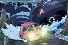 Ponyo sur la falaise