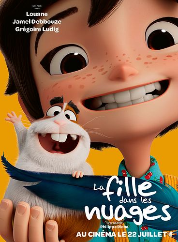 la fille dans les nuages
