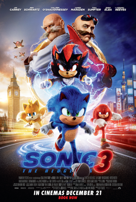 when is sonic 3 in cinemas until